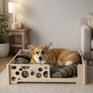 Лежанка 70*50 — круги — без покрытия