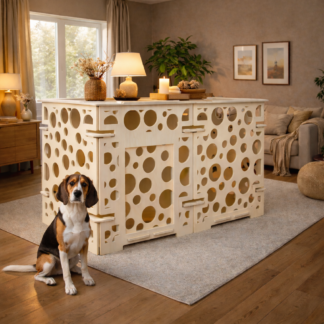 Вольер 100*50*60 — круги — без покрытия