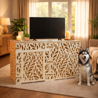 Вольер 150*75*85 - мелкие листья - без покрытия