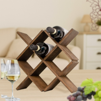 Деревянная подставка для вина на 6 бутылок